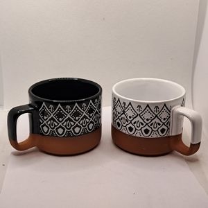 Now Designs Heirloom Harmony Terracotta Mug Set